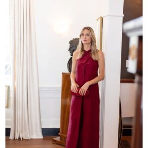 Julia Amory Camille Dupioni Silk Dress